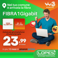 lopes srl - windtre - amazon prime